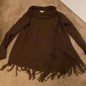 Large Tasseled Croft & Barrow Turtleneck